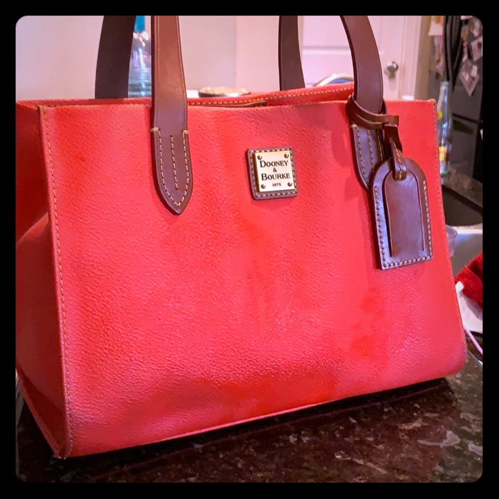 Orange/red Dooney & Bourke handbag
